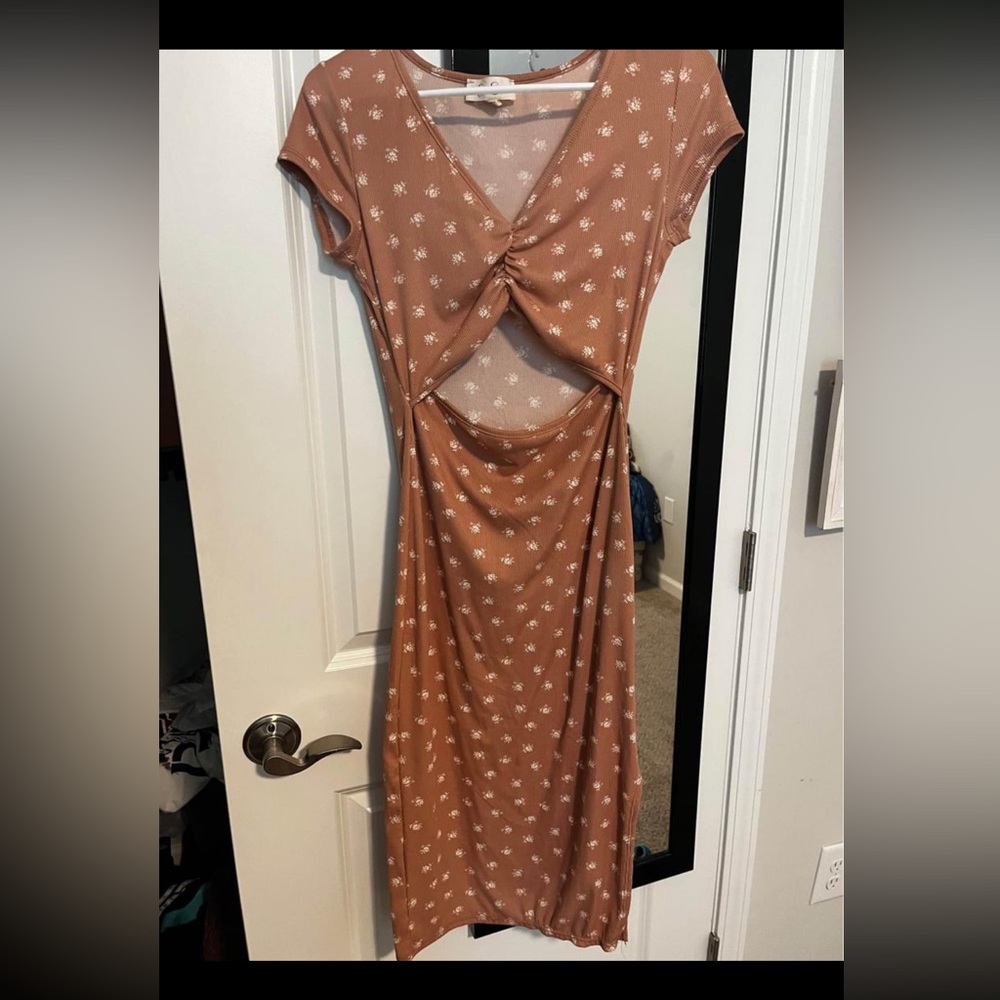 Jessica Simpson Pink Midi dress